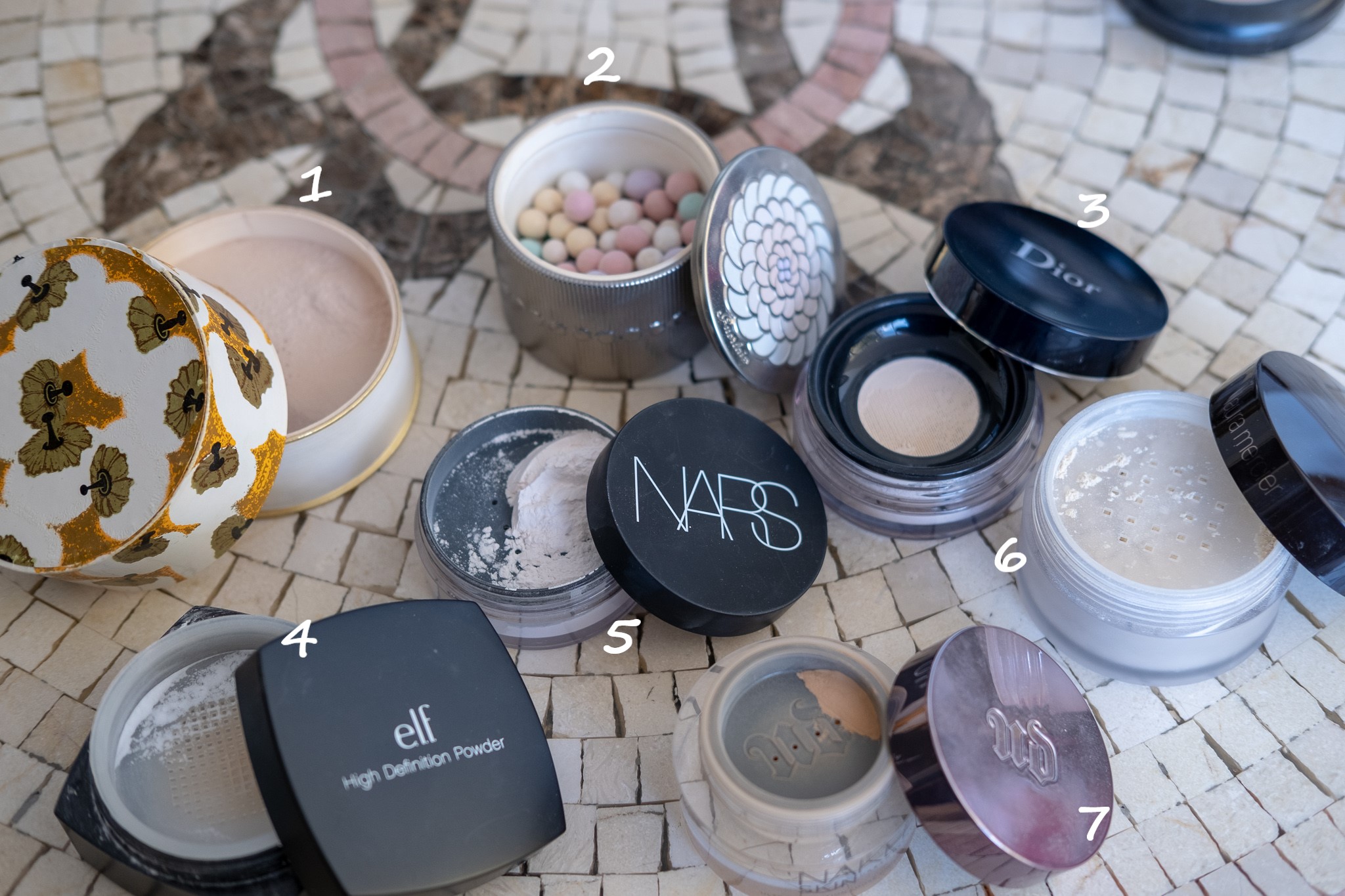 powder makeup collection
