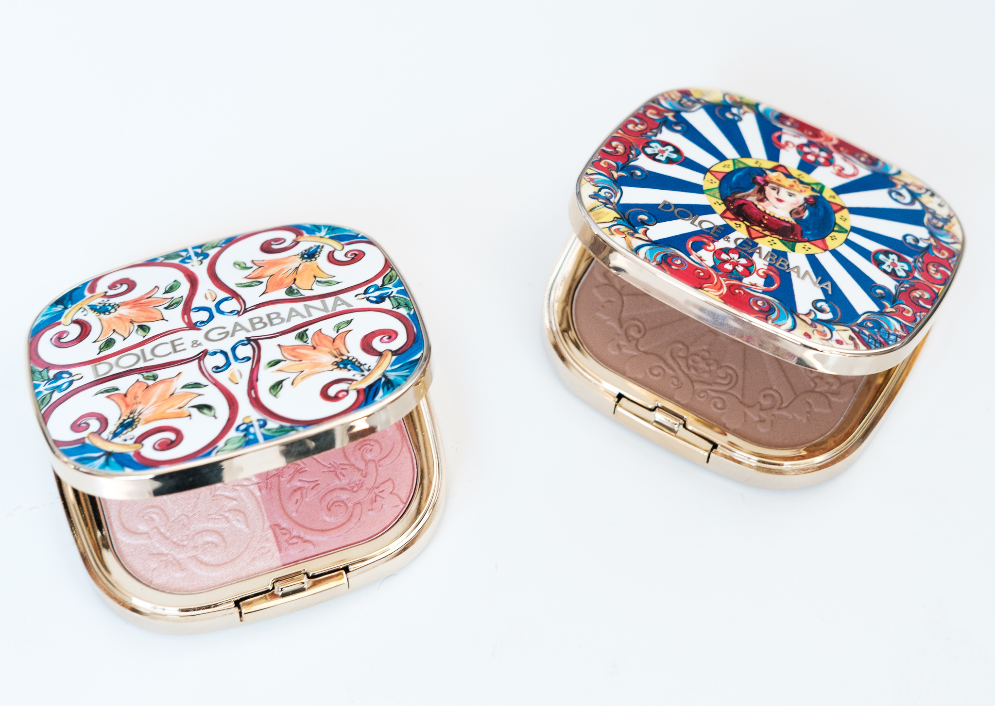 Review, Swatches | Dolce & Gabbana Glow: Bronzing Powder in Illuminating Powder Duo in Peach Blossom - Just head over, heels
