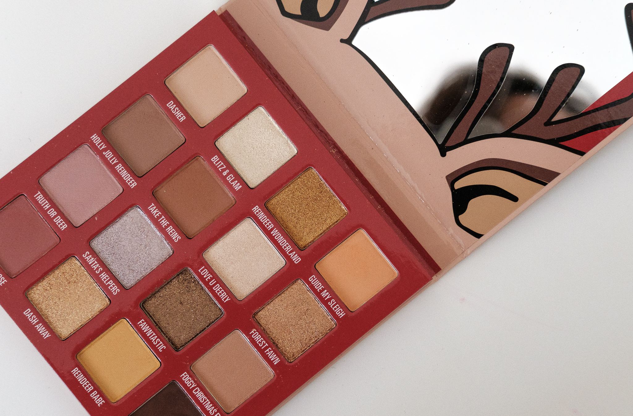 Review, Swatches | Kylie Cosmetics Holiday 2021 Eyeshadow Palette Just head heels